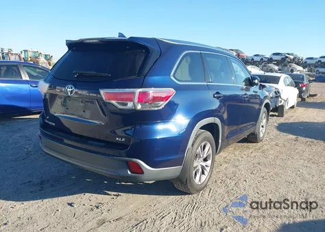 2015 Toyota Highlander Xle V6 z USA, uszkodzony, nr VIN 5TDKKRFH5FS075321